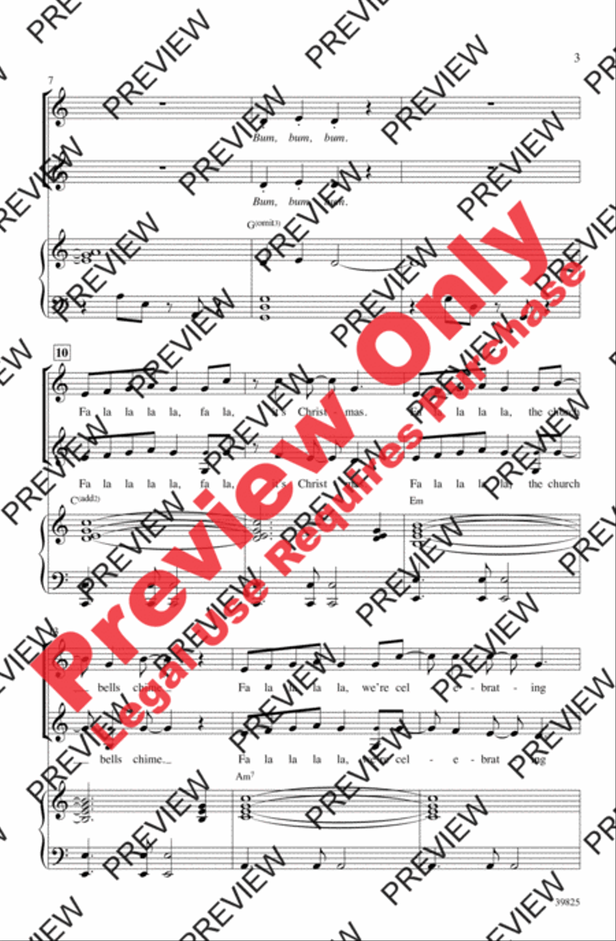 Falala Falala Women's Choir scores gallery preview page 3