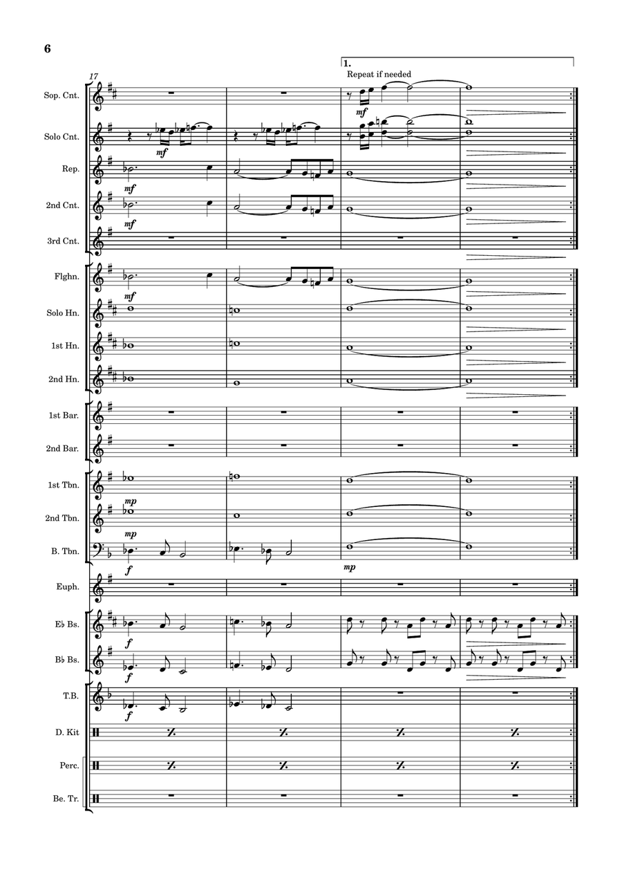 Can You Feel It Brass Band scores gallery preview page 6