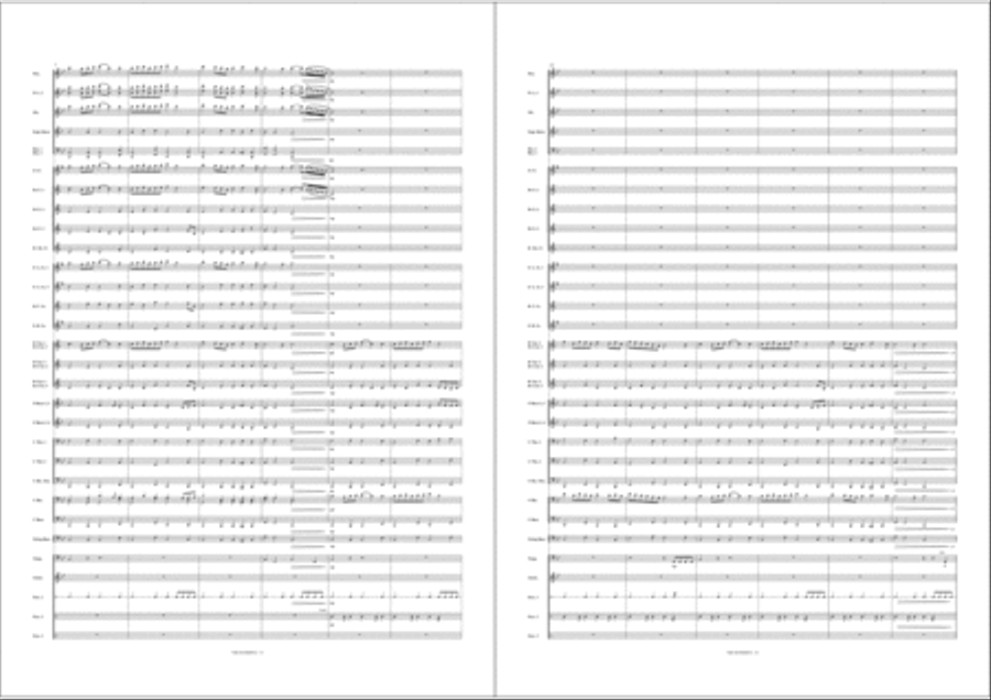 The Danserye Concert Band scores gallery preview page 11