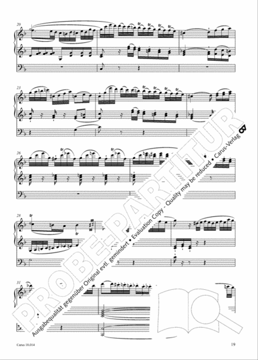 W. A. Mozart: Three organ works Organ scores gallery preview page 20