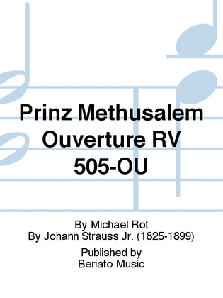Book cover for Prinz Methusalem Ouverture RV 505-OU