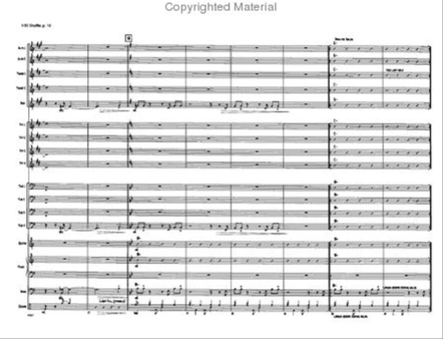 I-80 Shuffle I-80 Shuffle Jazz Ensemble scores gallery preview page 10