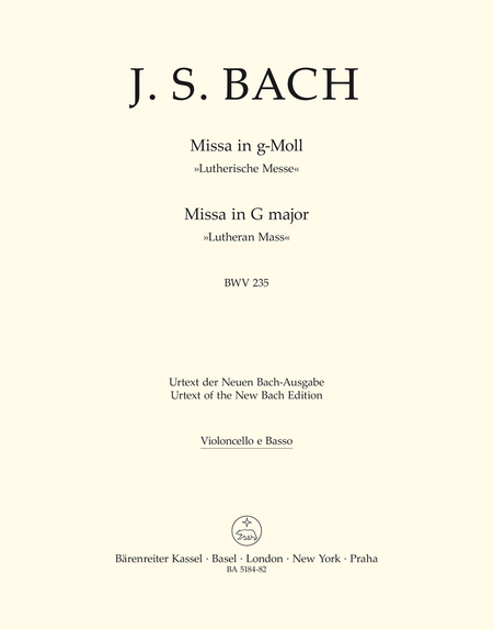 Mass in g minor, BWV 235 