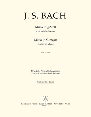 Mass in g minor, BWV 235 'Lutheran Mass 3'