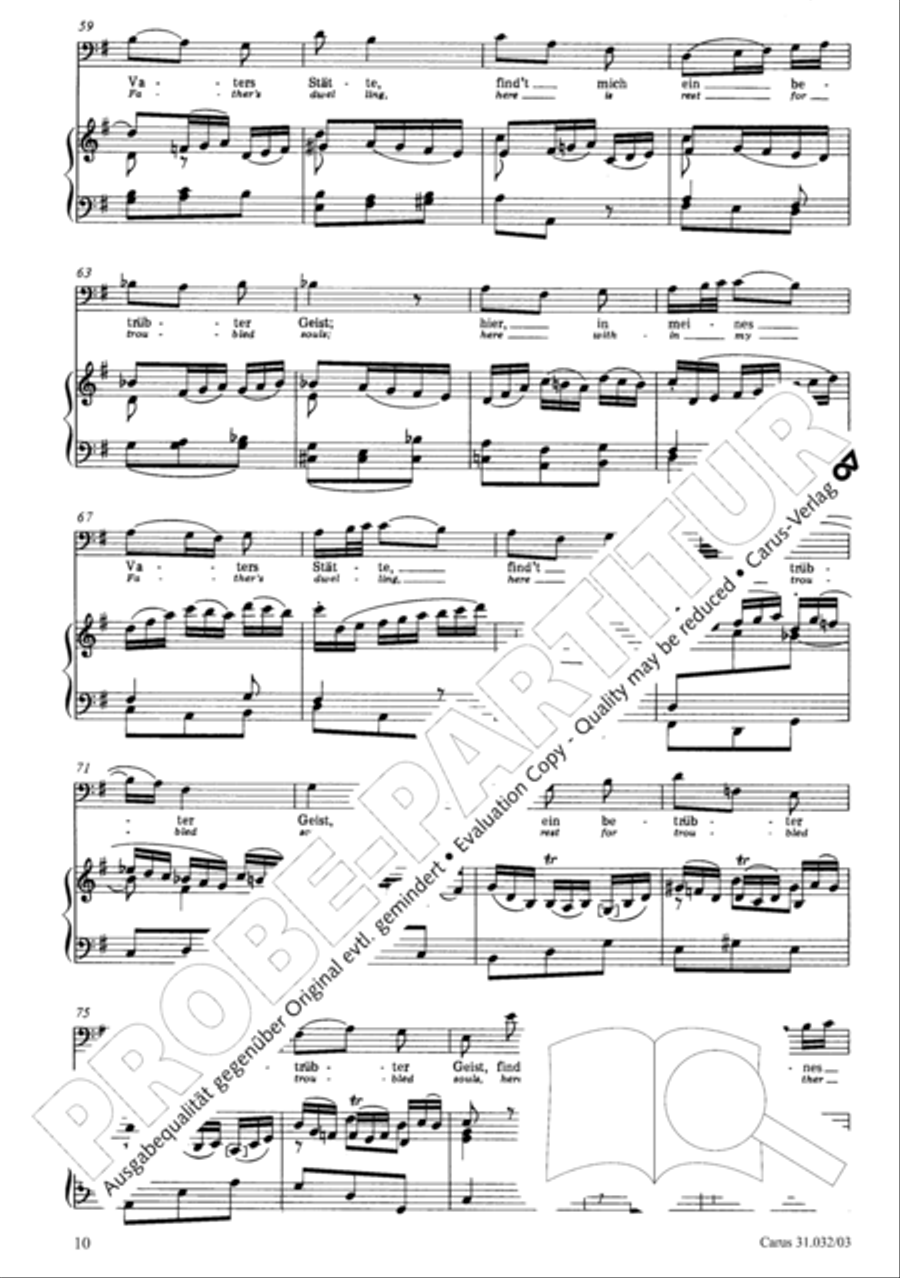 Dearest Jesus, sore I need Thee (Liebster Jesu, mein Verlangen) 4-Part scores gallery preview page 11