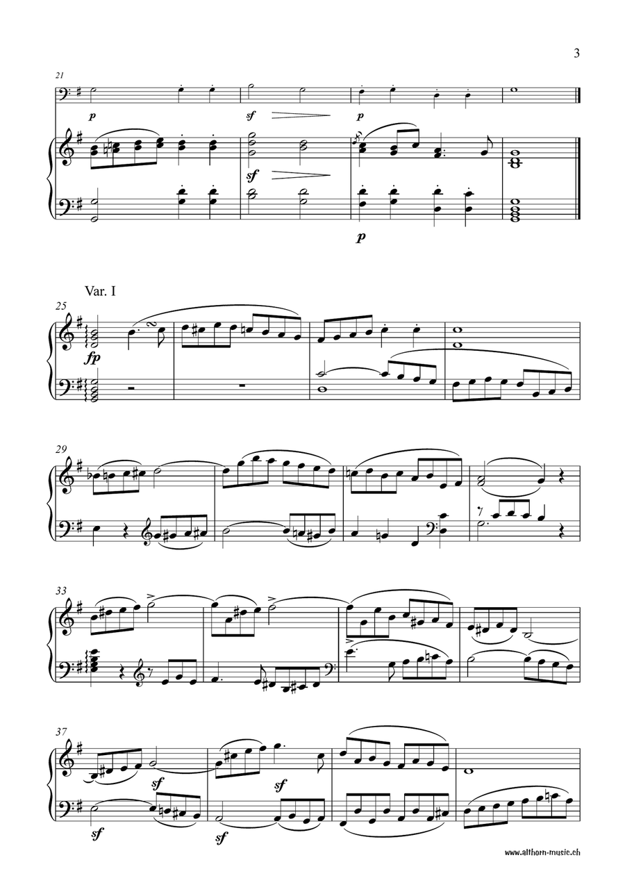 12 Variations on a Theme of Handels Oratorium 