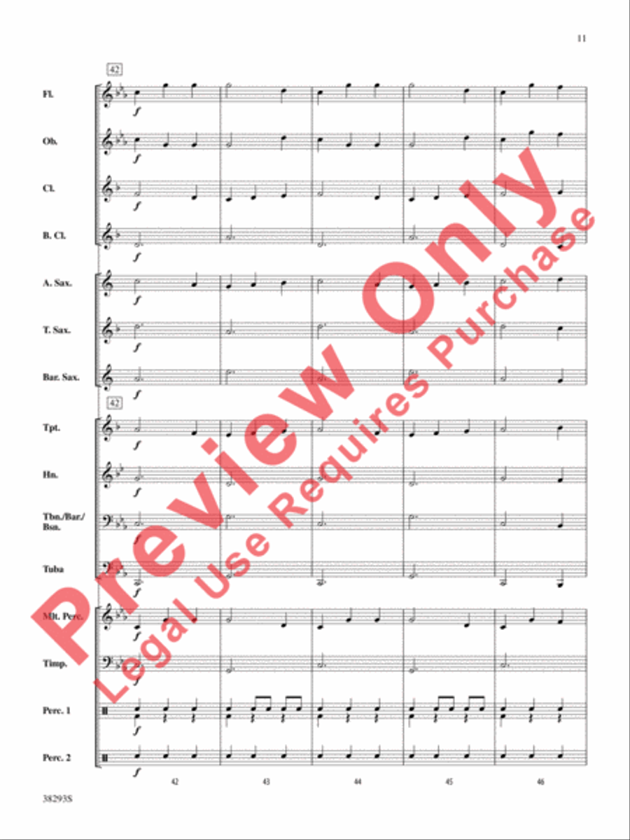 The Beast Concert Band scores gallery preview page 11