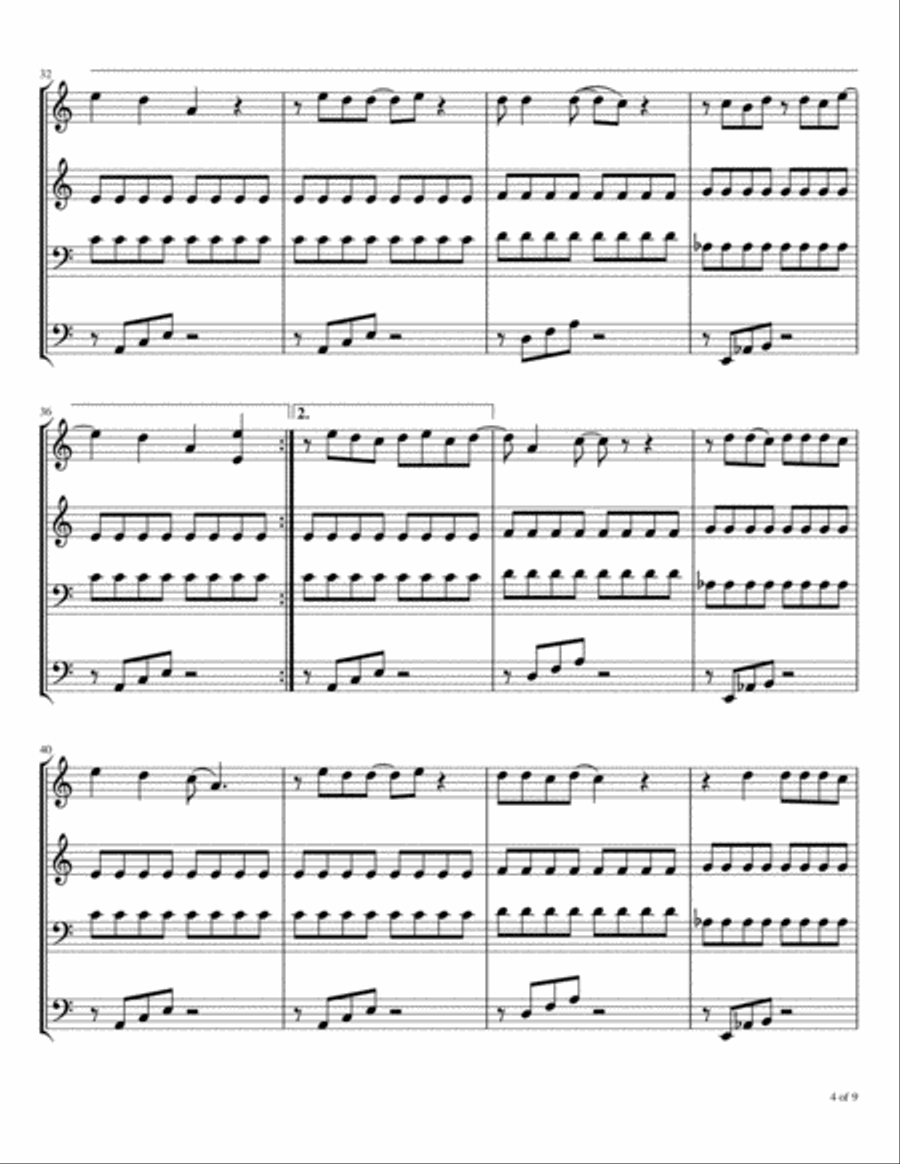 Abracadabra Abracadabra Brass Ensemble scores gallery preview page 5