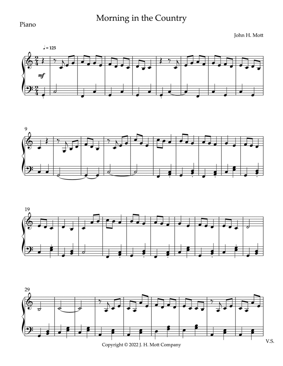 Morning in the Country Piano Method scores gallery preview page 1