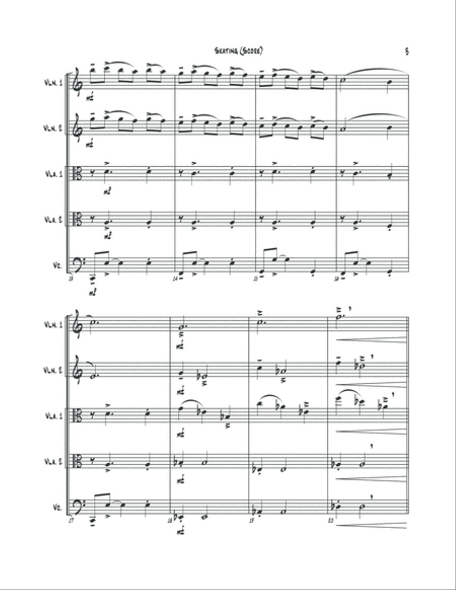 Skating String Trio scores gallery preview page 4