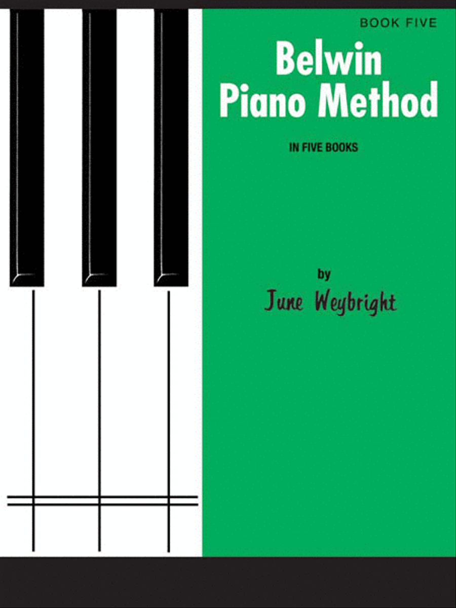 Belwin Piano Method, Book 5 Piano Method scores gallery preview page 1