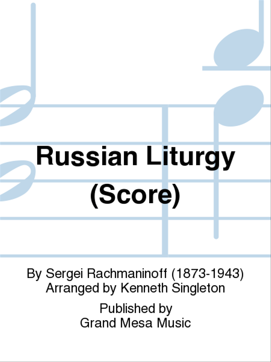 Russian Liturgy Russian Liturgy Concert Band scores gallery preview page 1