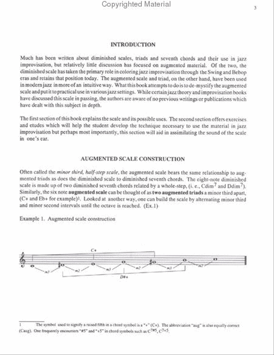 The Augmented Scale In Jazz C Instrument scores gallery preview page 2