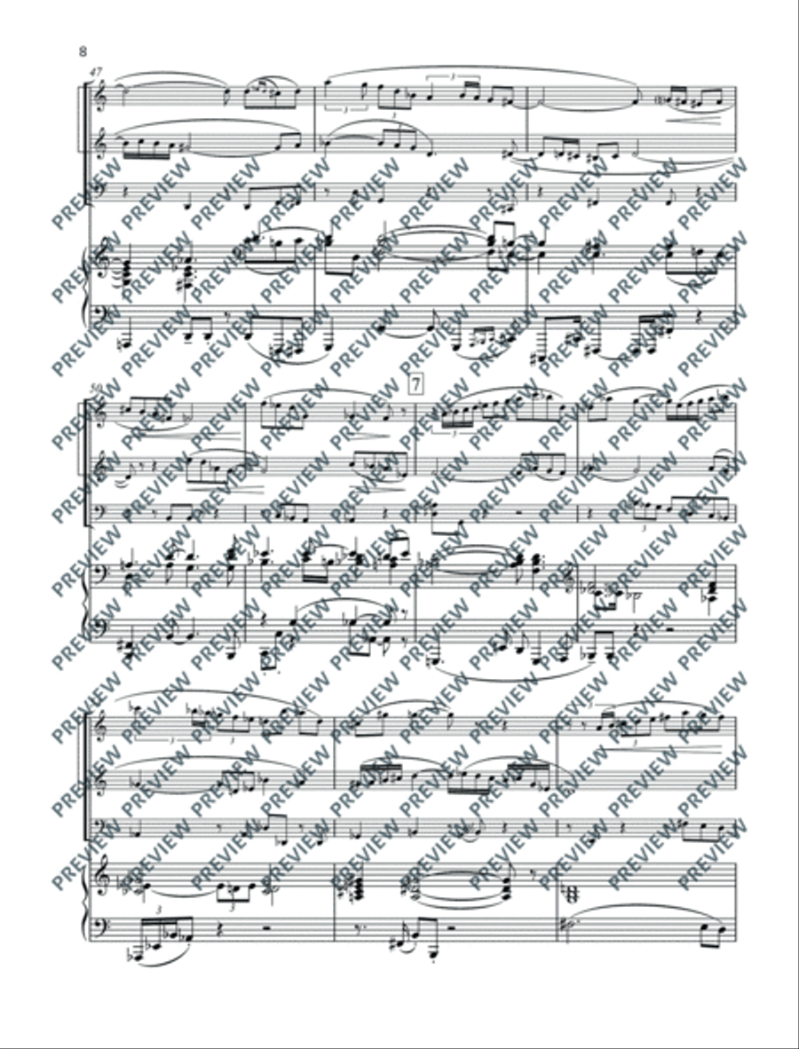Divertissement Flute scores gallery preview page 9