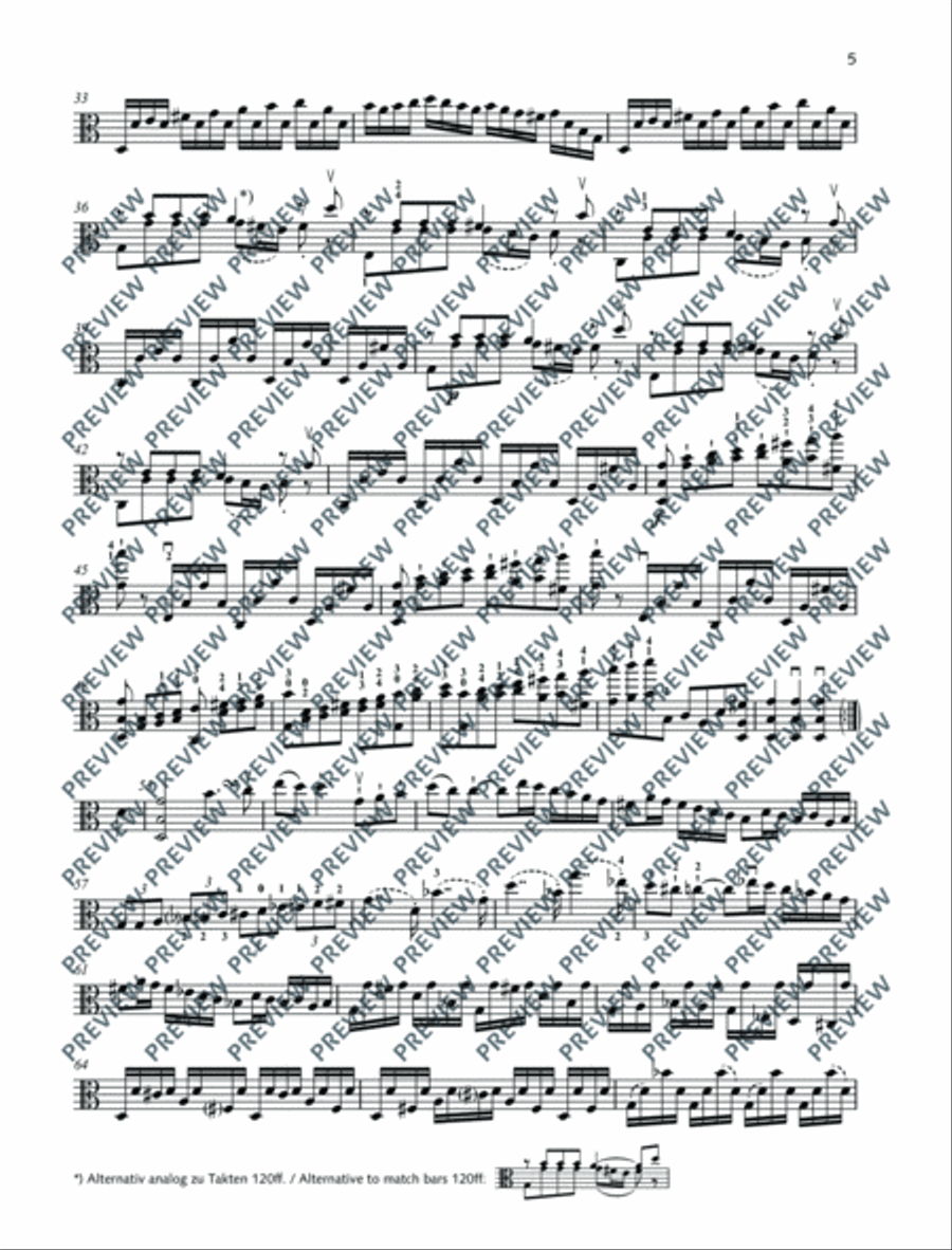 12 Studies Viola Solo scores gallery preview page 6