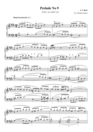 Book cover for Prelude and Fugue in E major BWV 854