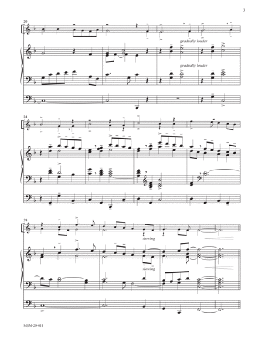 This Joyful Eastertide (Variants and Processional) Trumpet Duet scores gallery preview page 3