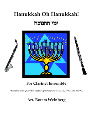 Book cover for Hanukkah Oh Hanukkah - Clarinets