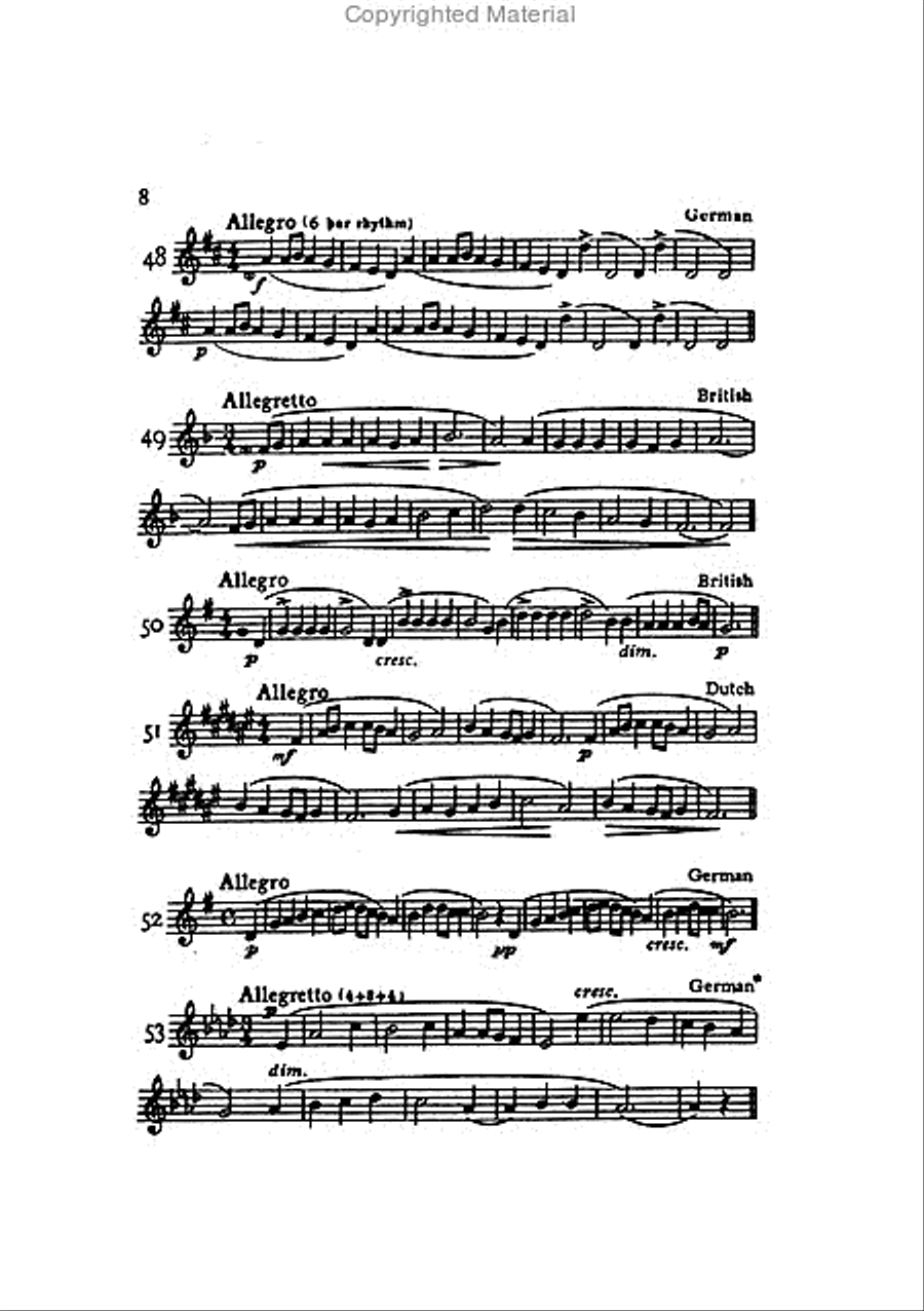 Folk Song Sight Singing Book 1 Classroom Materials scores gallery preview page 4