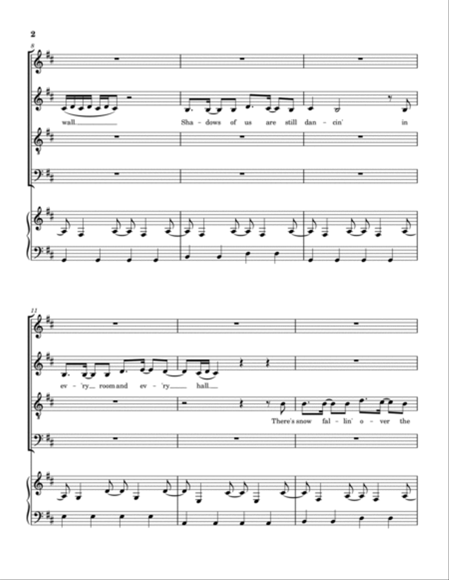 Can't Catch Me Now 4-Part scores gallery preview page 3