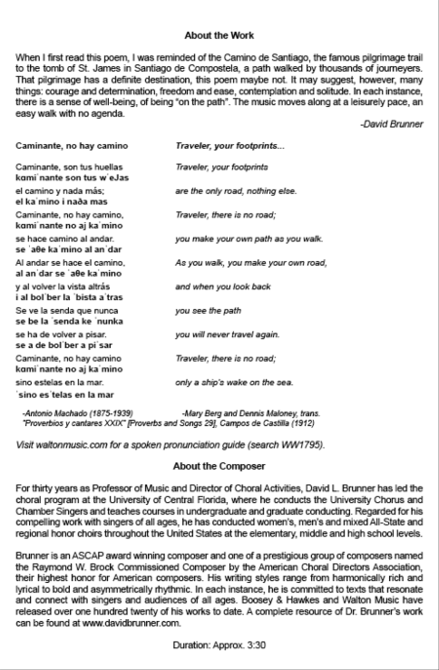 Caminante 4-Part scores gallery preview page 14