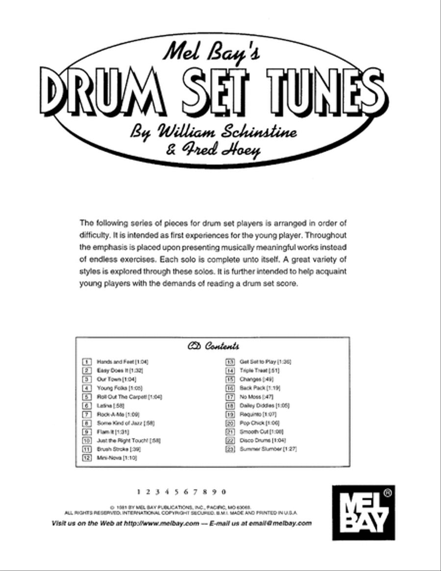 Drum Set Tunes Book Drum Set scores gallery preview page 3