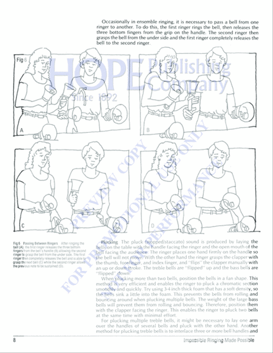 Impossible Ringing Made Possible Handbell Choir scores gallery preview page 10