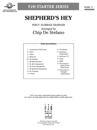 Shepherd's Hey: Score