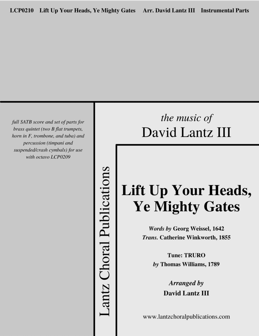 Lift Up Your Heads, Ye Mighty Gates Horn scores gallery preview page 1