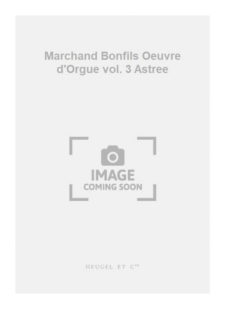 Marchand Bonfils Oeuvre d