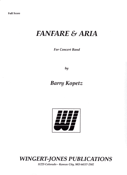 Fanfare and Aria - Full Score image number null