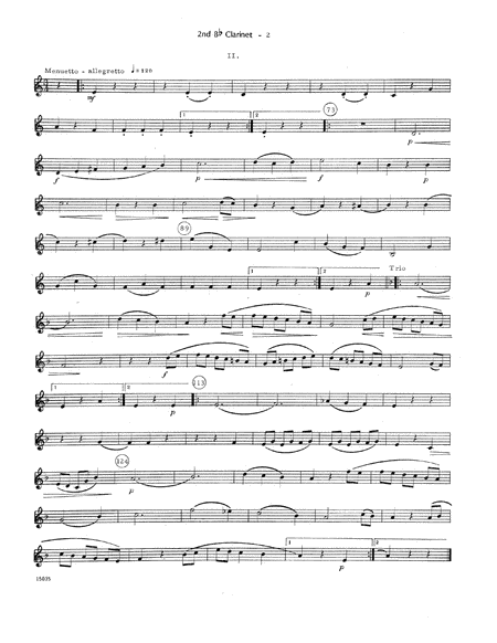 Sonatina I - 2nd Bb Clarinet