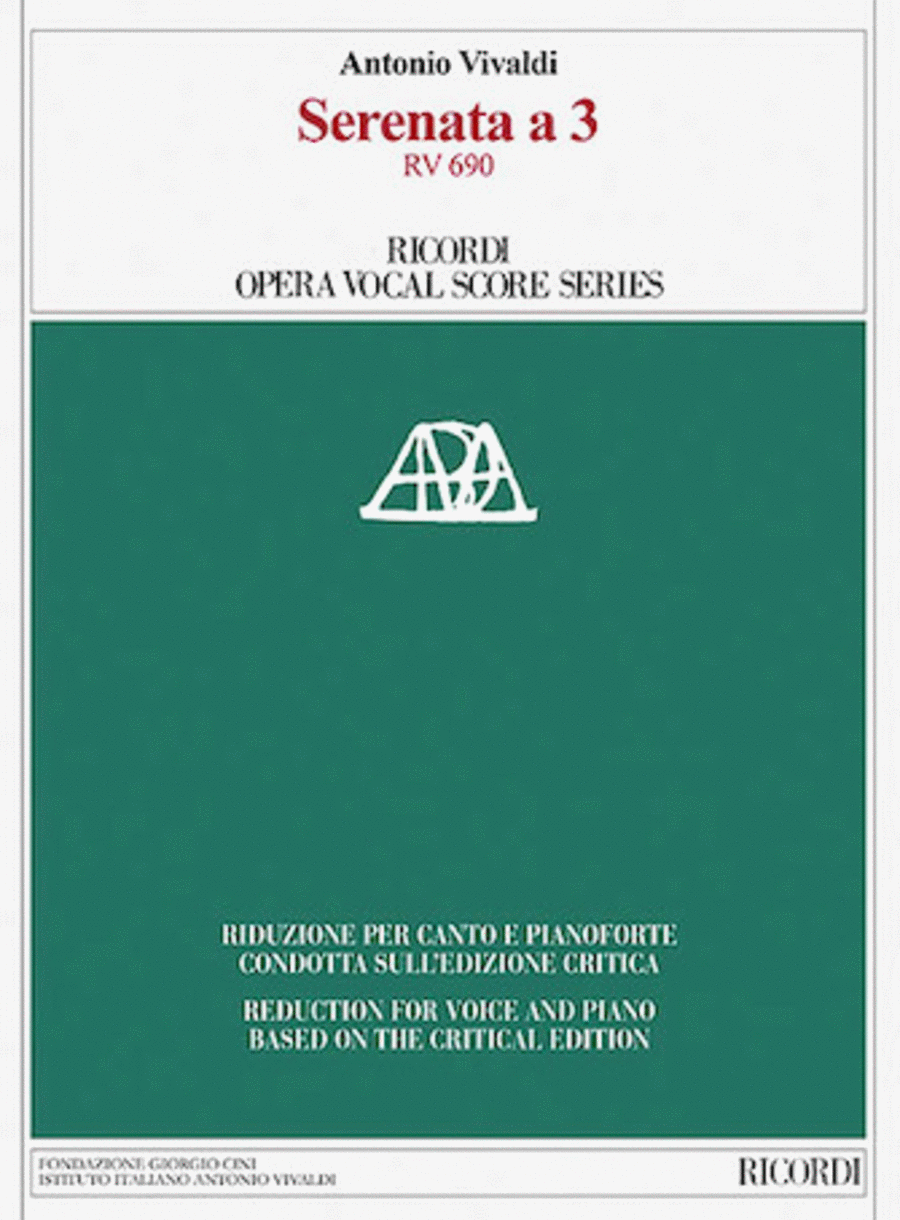 Serenata a 3, RV 690 Voice scores gallery preview page 1