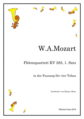 Quartet for Tubas, from Mozart Flutequartet