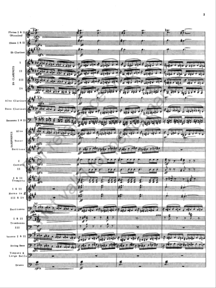 The Golden Legend Concert Band scores gallery preview page 25