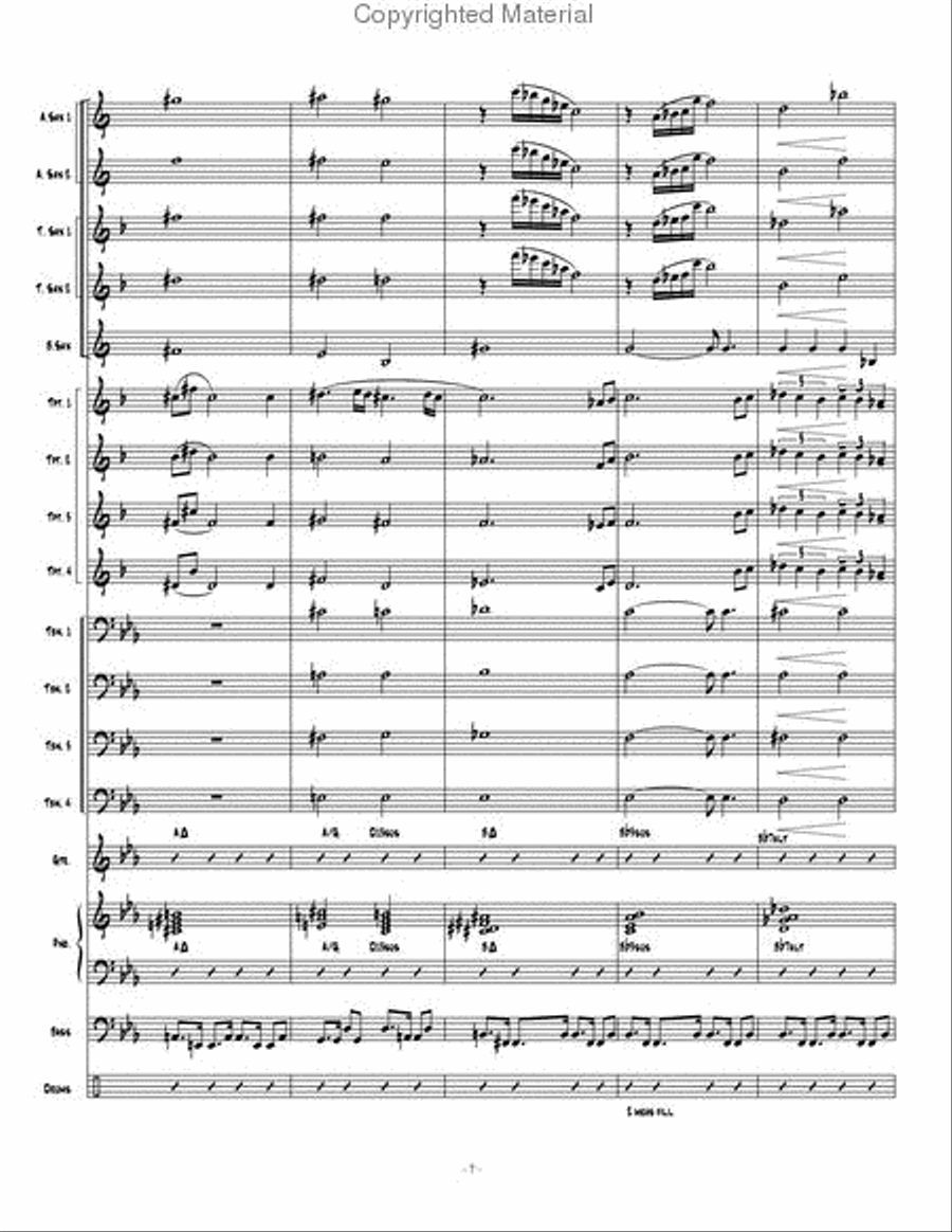 Summer Groove Jazz Ensemble scores gallery preview page 8