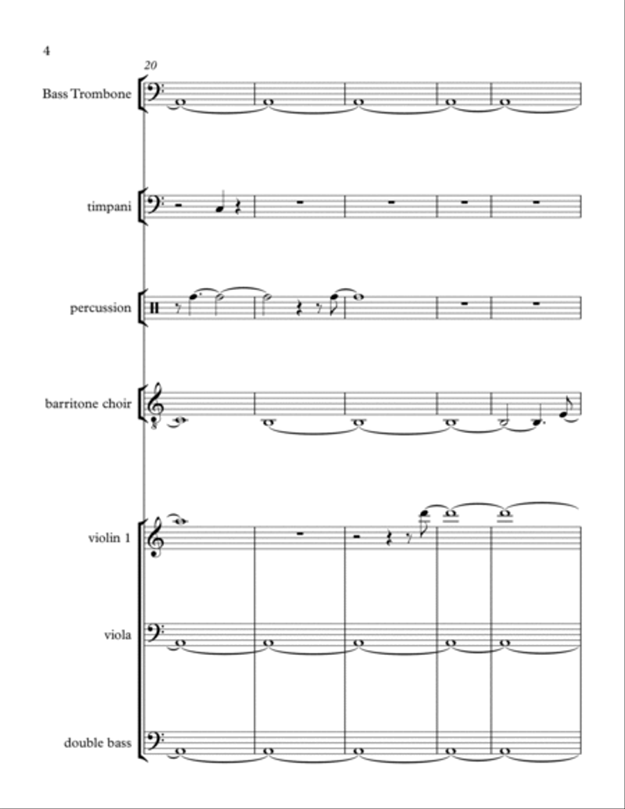 Forged In The Abyss - Score Only Full Orchestra scores gallery preview page 4
