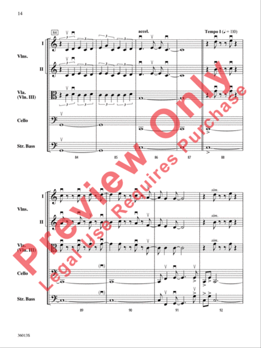 Jump String Orchestra scores gallery preview page 15