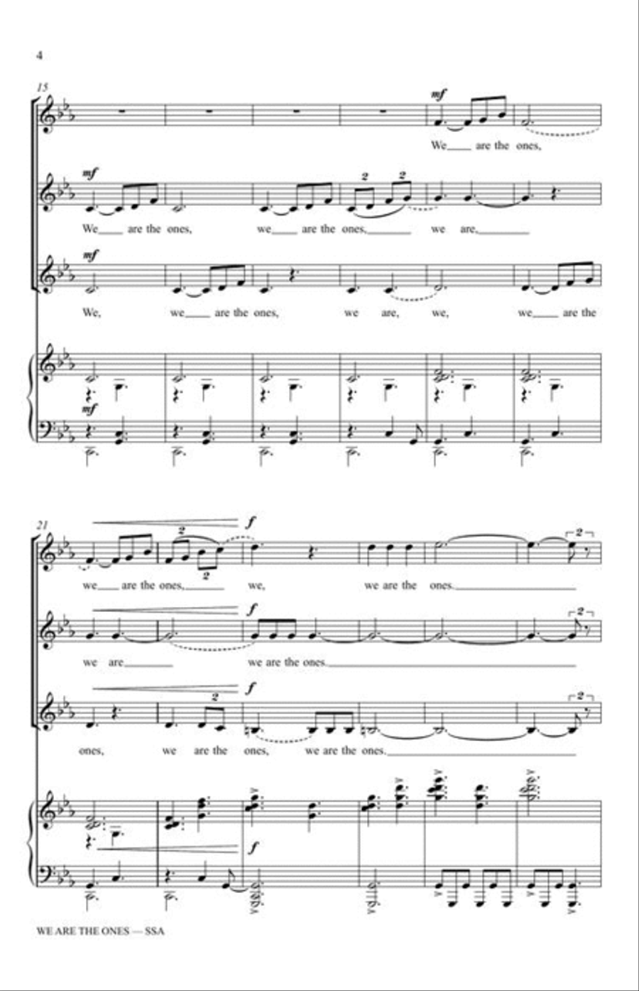 We Are the Ones We Are the Ones SSA scores gallery preview page 5