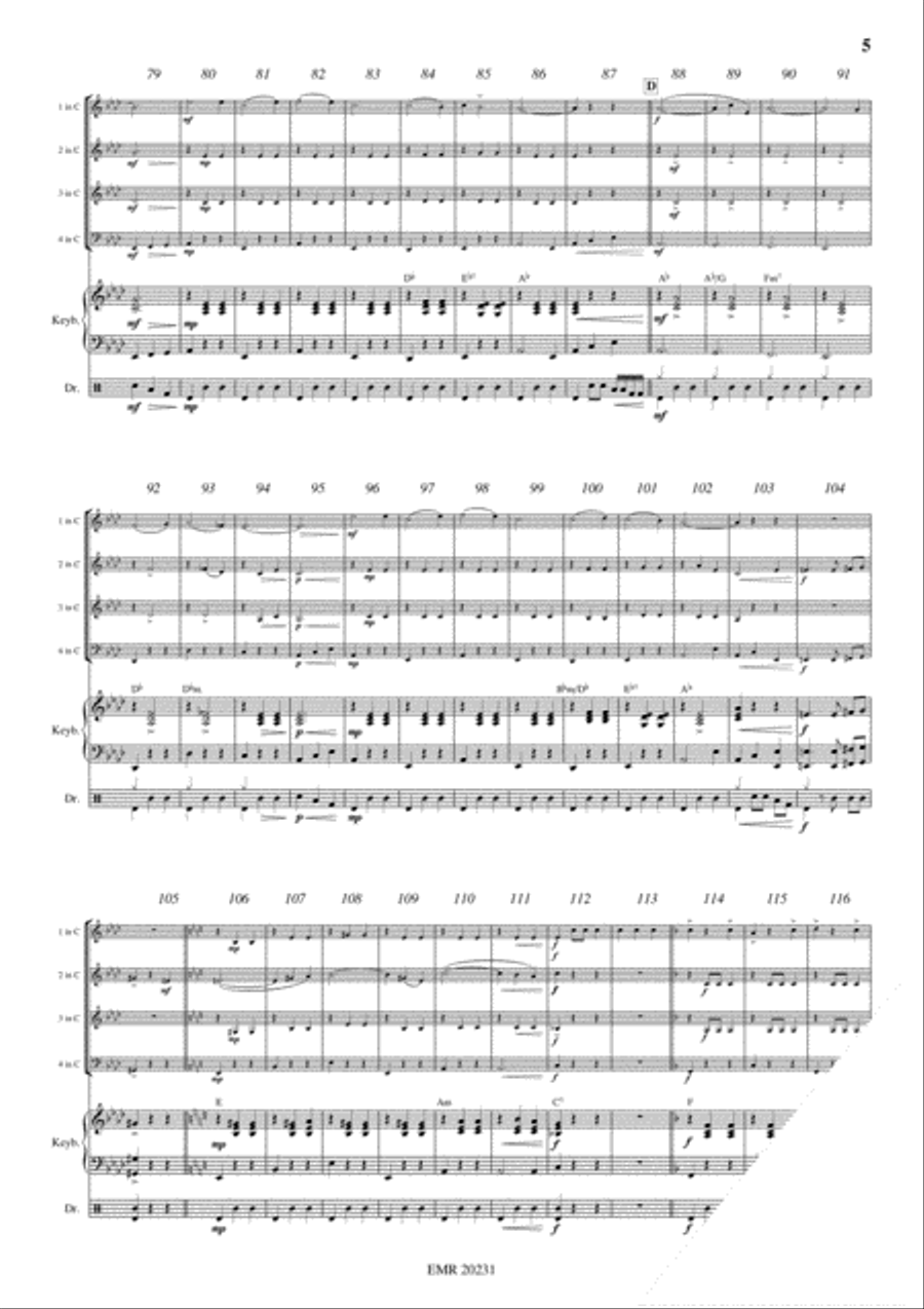 Camptown Races Camptown Races Woodwind Quartet scores gallery preview page 5
