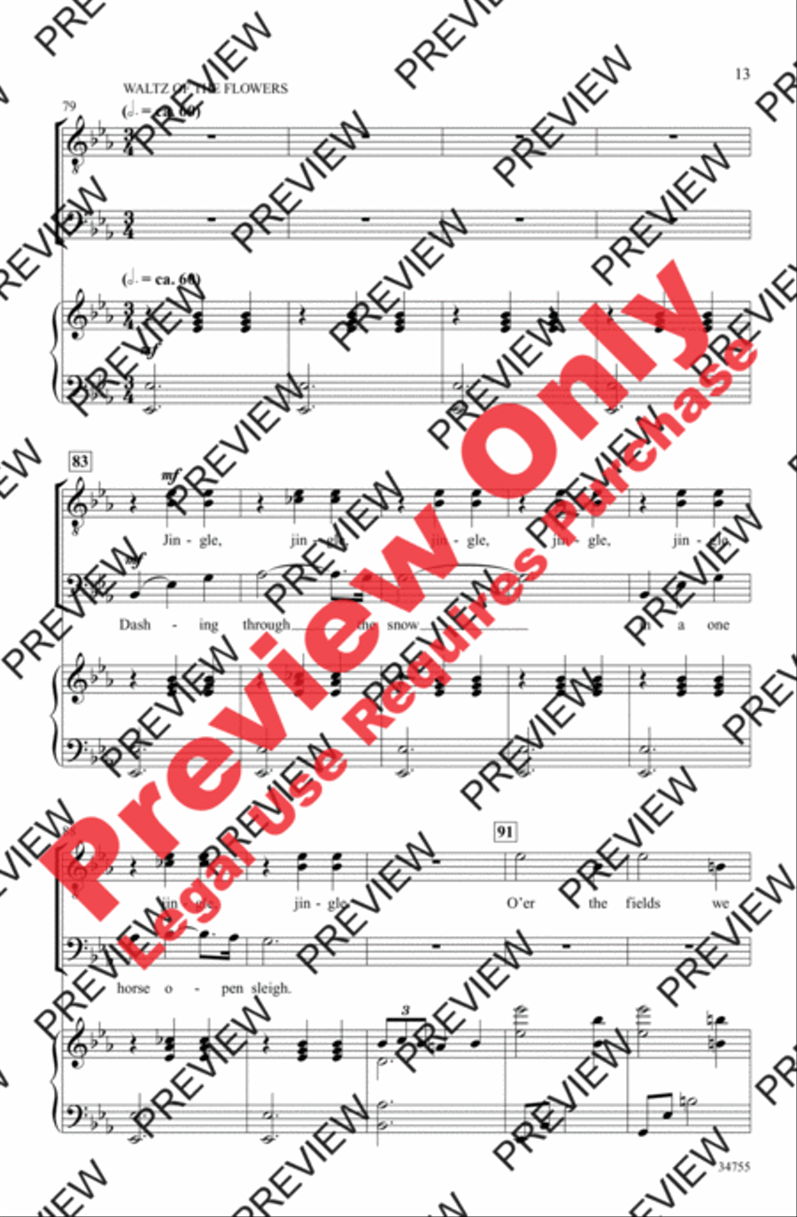 Nutcracker Jingles Nutcracker Jingles Men's Choir scores gallery preview page 25
