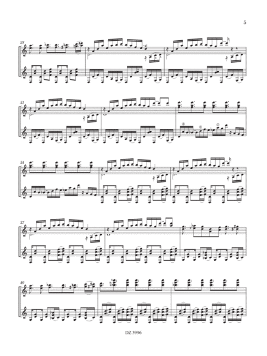 Acrylic Groove Classical Guitar scores gallery preview page 6