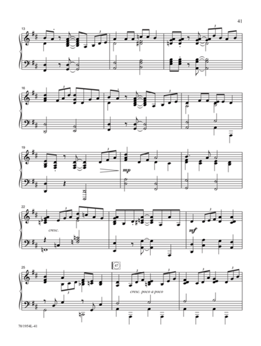 Christmas in Ivory Piano Solo scores gallery preview page 26