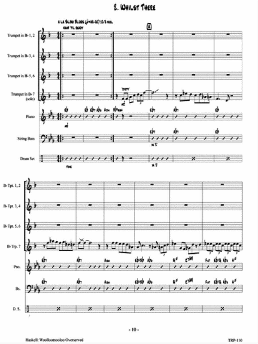 Woolloomooloo Overeserved Small Ensemble scores gallery preview page 7