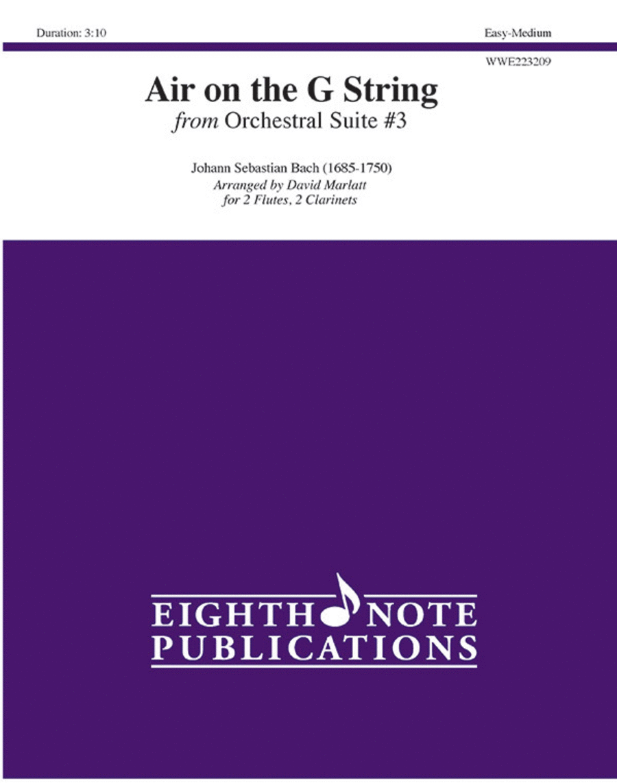 Air on the G String from Orchestral Suite #3