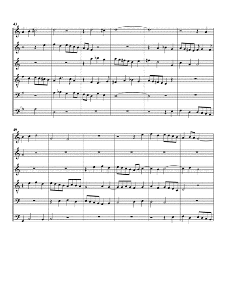 Pavan (1647) (arrangement for 6 recorders)