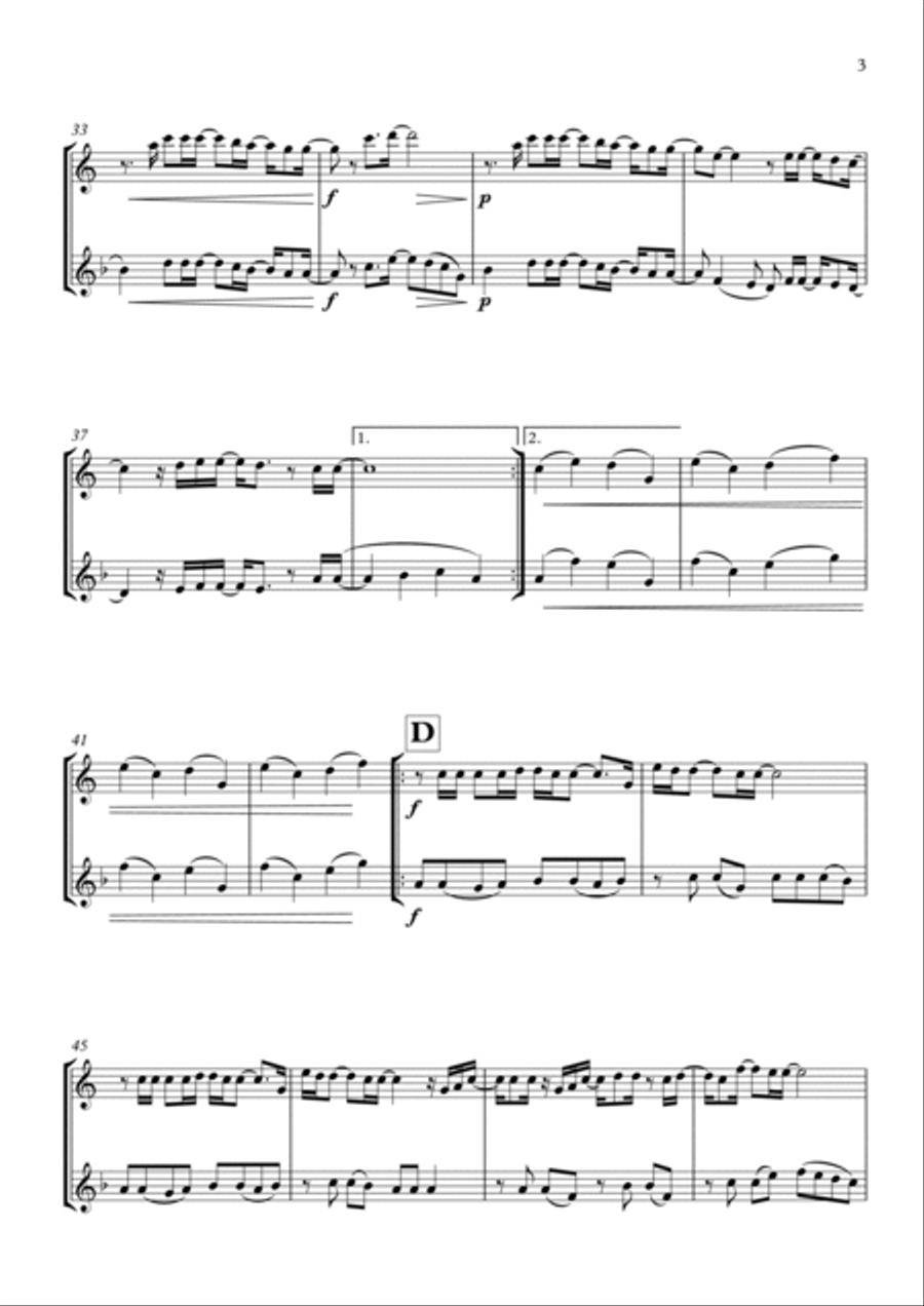Goodness Of God Woodwind Duet scores gallery preview page 3
