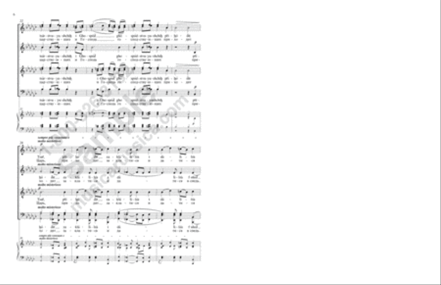 Let All Mortal Flesh 4-Part scores gallery preview page 5