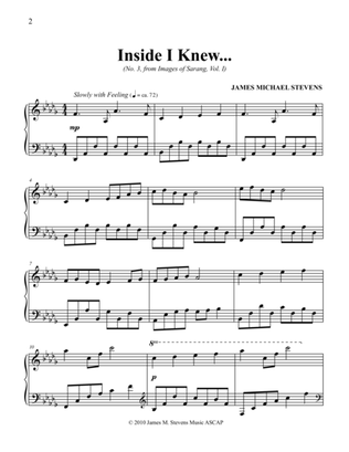 Book cover for Inside I Knew