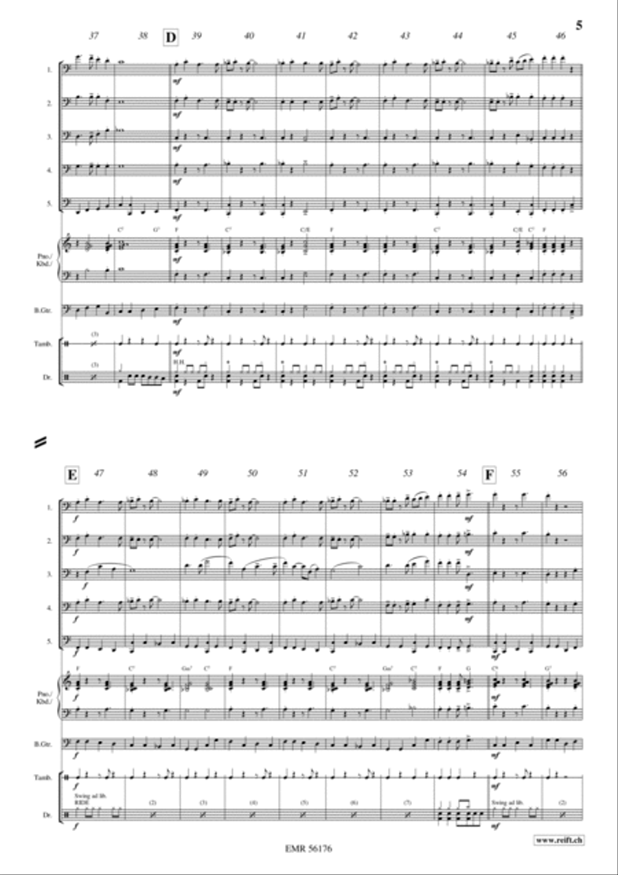 Swingiatamadl Swingiatamadl Trombone scores gallery preview page 5